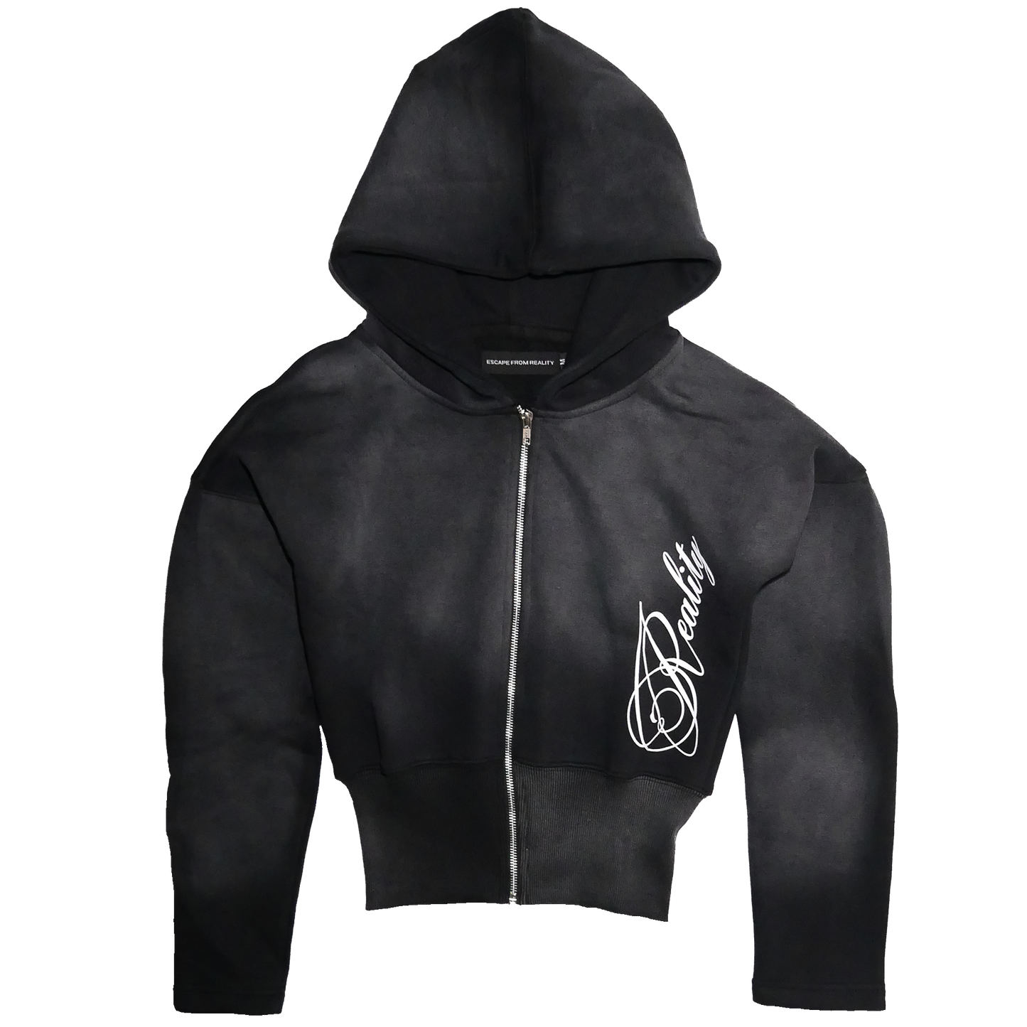 CROPPED ZIP HOODIE